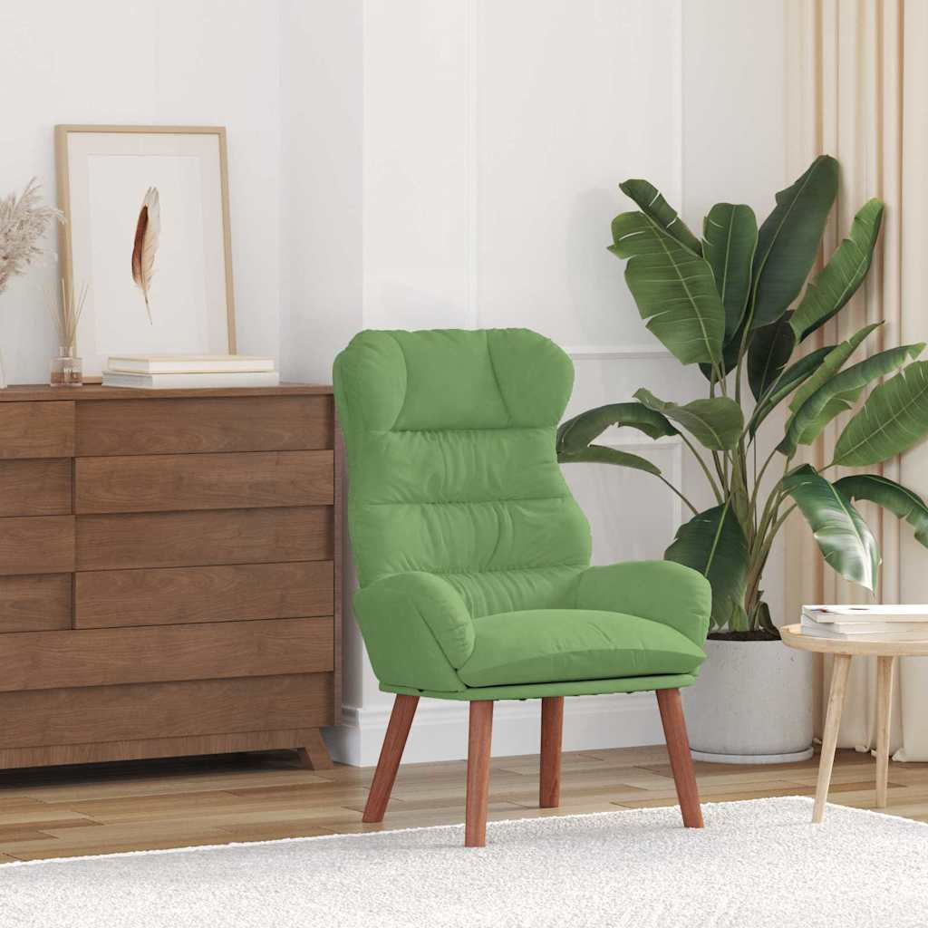 Fauteuil relaxant Vert clair 69 x 74 x 93 cm Velours