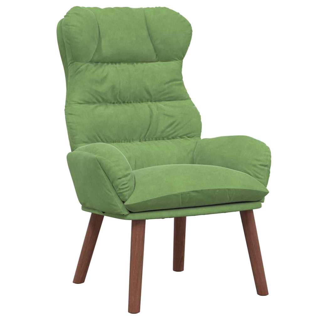 Fauteuil relaxant Vert clair 69 x 74 x 93 cm Velours