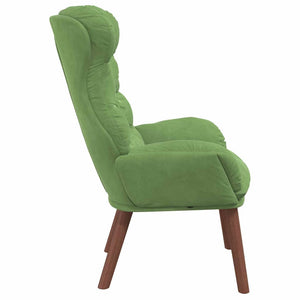 Fauteuil relaxant Vert clair 69 x 74 x 93 cm Velours