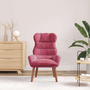 Fauteuil relaxant Rouge bordeaux 69 x 74 x 93 cm Velours