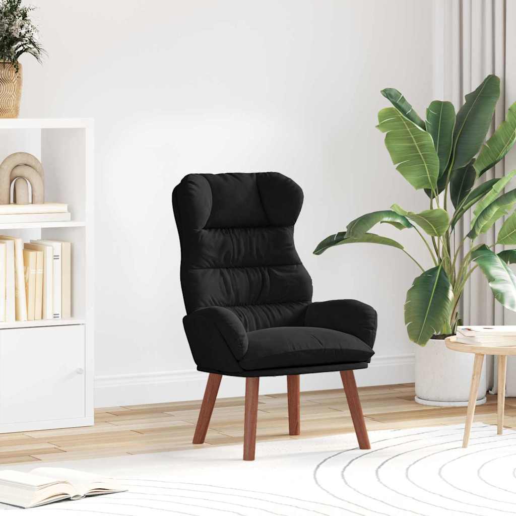 Fauteuil relaxant Noir 69 x 74 x 93 cm Velours