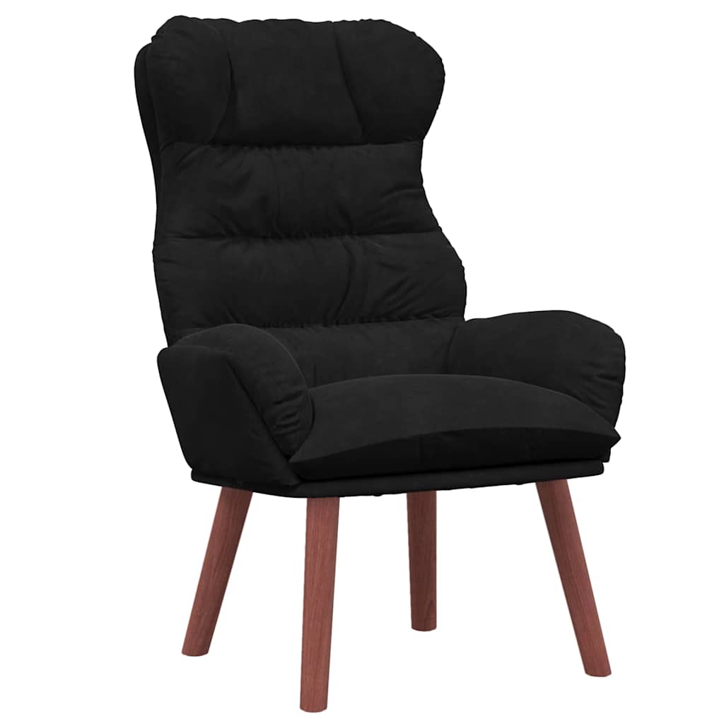 Fauteuil relaxant Noir 69 x 74 x 93 cm Velours