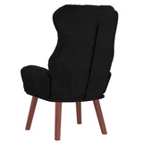 Fauteuil relaxant Noir 69 x 74 x 93 cm Velours