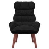 Fauteuil relaxant Noir 69 x 74 x 93 cm Velours