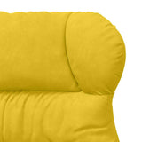 Fauteuil relaxant Jaune 69 x 74 x 93 cm Velours