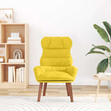 Fauteuil relaxant Jaune 69 x 74 x 93 cm Velours