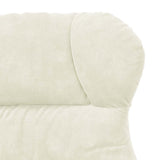 Fauteuil relaxant Crème 69 x 74 x 93 cm Velours