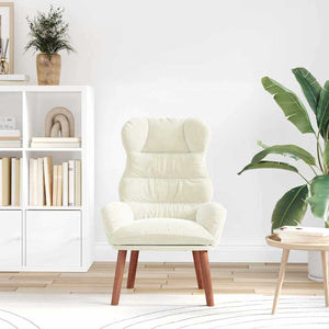 Fauteuil relaxant Crème 69 x 74 x 93 cm Velours
