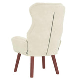 Fauteuil relaxant Crème 69 x 74 x 93 cm Velours