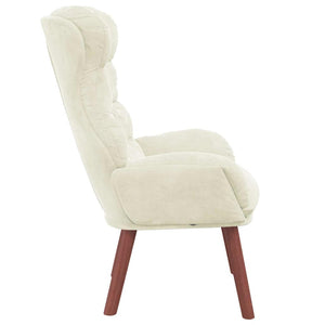Fauteuil relaxant Crème 69 x 74 x 93 cm Velours
