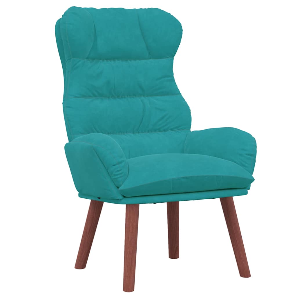 Fauteuil relaxant Turquoise 69 x 74 x 93 cm Velours