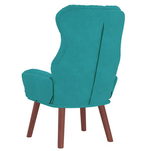 Fauteuil relaxant Turquoise 69 x 74 x 93 cm Velours