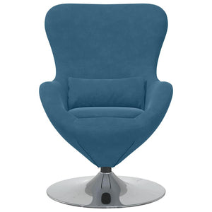 Fauteuil œuf Bleu 63 x 73 x 90 cm Velours
