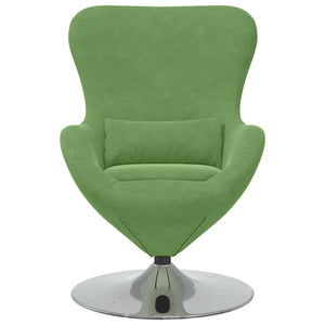 Fauteuil œuf Vert clair 63 x 73 x 90 cm Velours