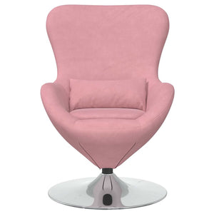 Fauteuil œuf Rose 63 x 73 x 90 cm Velours