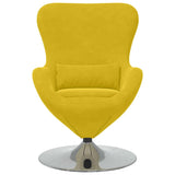 Fauteuil œuf Jaune 63 x 73 x 90 cm Velours