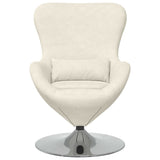 Fauteuil œuf Crème 63 x 73 x 90 cm Velours