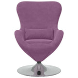 Fauteuil œuf Violet 63 x 73 x 90 cm Velours