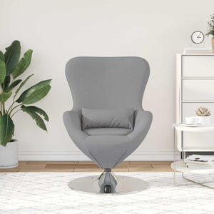 Fauteuil œuf Gris clair 63 x 73 x 90 cm tissu