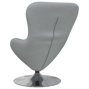 Fauteuil œuf Gris clair 63 x 73 x 90 cm tissu