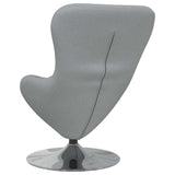 Fauteuil œuf Gris clair 63 x 73 x 90 cm tissu