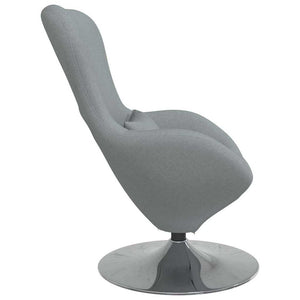 Fauteuil œuf Gris clair 63 x 73 x 90 cm tissu