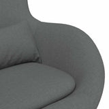Fauteuil œuf Gris foncé 63 x 73 x 90 cm tissu