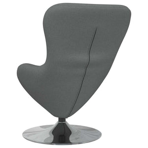 Fauteuil œuf Gris foncé 63 x 73 x 90 cm tissu