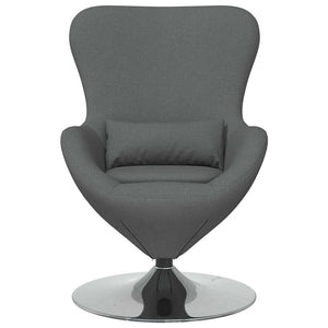 Fauteuil œuf Gris foncé 63 x 73 x 90 cm tissu