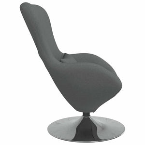 Fauteuil œuf Gris foncé 63 x 73 x 90 cm tissu