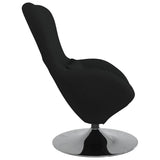 Fauteuil œuf Noir 63 x 73 x 90 cm tissu