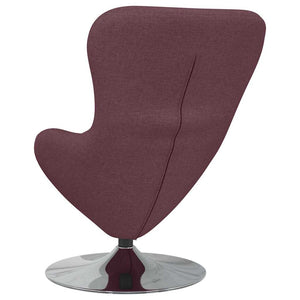 Fauteuil œuf Violet 63 x 73 x 90 cm tissu