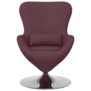 Fauteuil œuf Violet 63 x 73 x 90 cm tissu