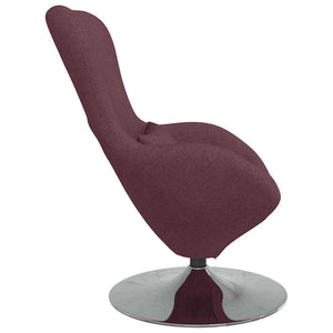 Fauteuil œuf Violet 63 x 73 x 90 cm tissu