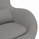 Fauteuil œuf Taupe 63 x 73 x 90 cm tissu