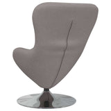 Fauteuil œuf Taupe 63 x 73 x 90 cm tissu