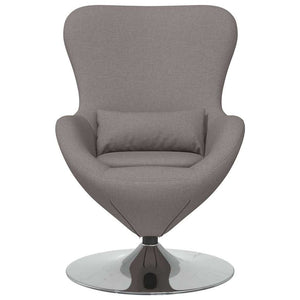 Fauteuil œuf Taupe 63 x 73 x 90 cm tissu