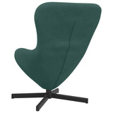 Fauteuil œuf Vert foncé 63 x 73 x 90 cm Velours