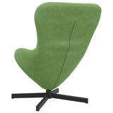Fauteuil œuf Vert clair 63 x 73 x 90 cm Velours