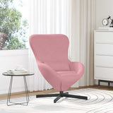 Fauteuil œuf Rose 63 x 73 x 90 cm Velours