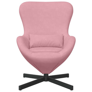 Fauteuil œuf Rose 63 x 73 x 90 cm Velours