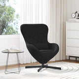 Fauteuil œuf Noir 63 x 73 x 90 cm Velours