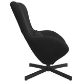 Fauteuil œuf Noir 63 x 73 x 90 cm Velours