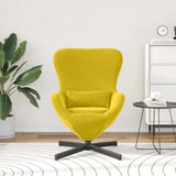 Fauteuil œuf Jaune 63 x 73 x 90 cm Velours