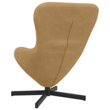 Fauteuil œuf Marron 63 x 73 x 90 cm Velours