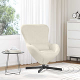 Fauteuil œuf Crème 63 x 73 x 90 cm Velours