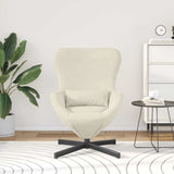 Fauteuil œuf Crème 63 x 73 x 90 cm Velours