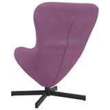 Fauteuil œuf Violet 63 x 73 x 90 cm Velours