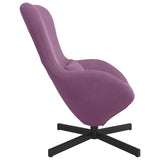 Fauteuil œuf Violet 63 x 73 x 90 cm Velours