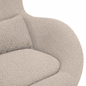 Fauteuil œuf Gris clair 63 x 73 x 90 cm